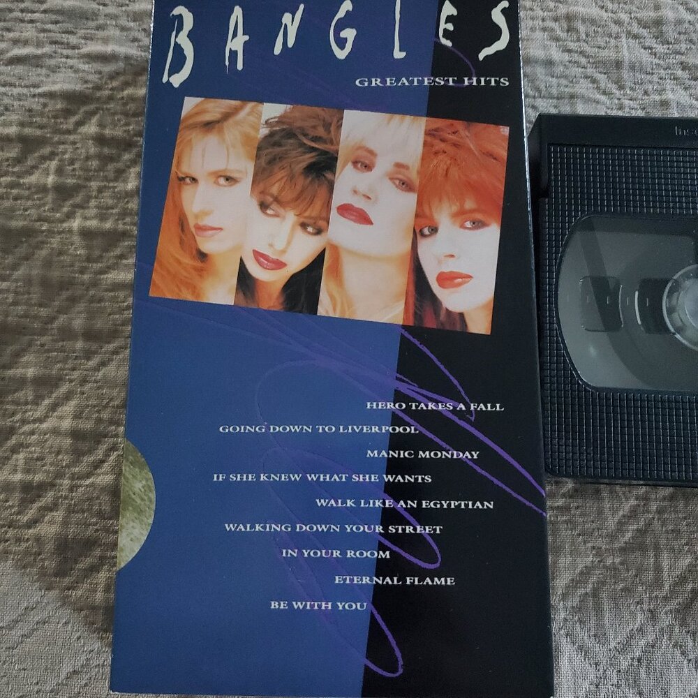 Bangles Greatest Hits 1990 VHS Hi-Fi Stereo Tape CBS Music Video